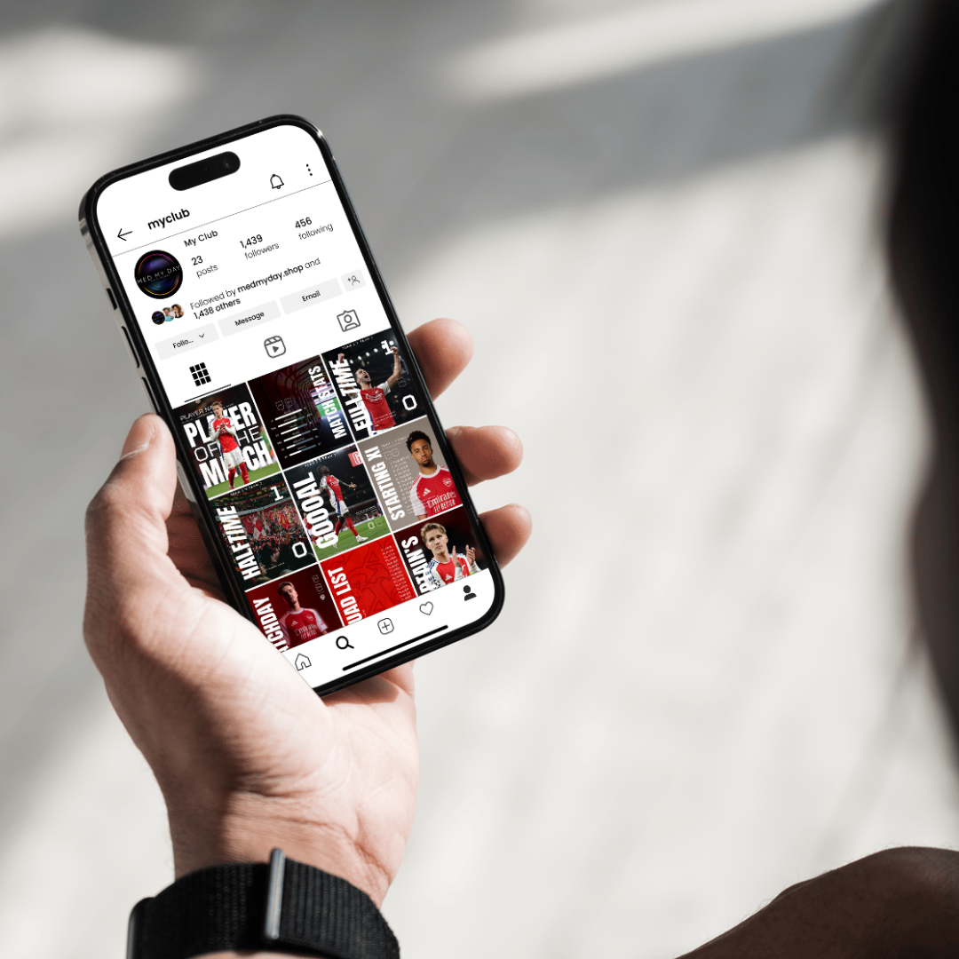 Templates pour réseaux sociaux | Football • Tous les sports | Collection 002