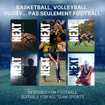 Templates pour réseaux sociaux | Football • Tous les sports | Collection 002